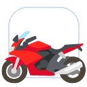 Private motorcycle parking area