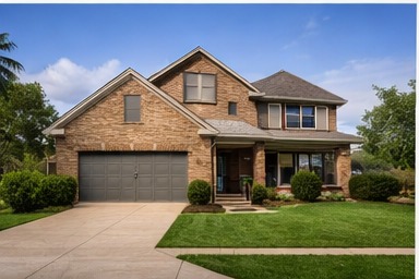 Texas suburban home exterior