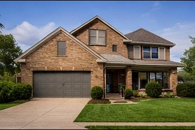 Residential rental exterior in Detroit, Michigan