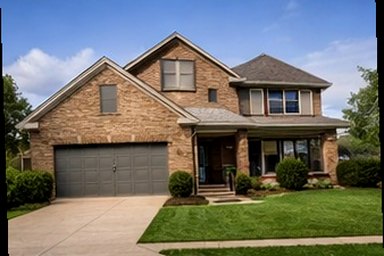 Residential rental exterior in Charlotte, North Carolina